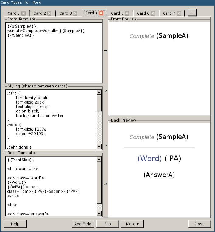 anki cloze formats